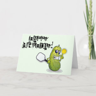 Pickleball birthday card