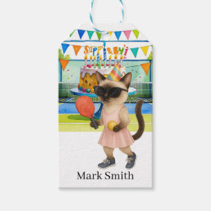 Pickleball Birthday Party  Gift Tags