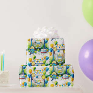 Pickleball Birthday Party themed  Wrapping Paper