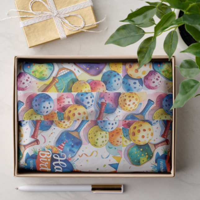 Pickleball Birthday themed  Tissue Paper (Gift)