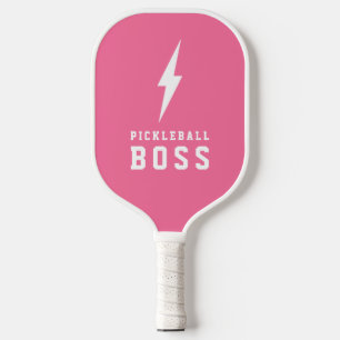 Pickleball Boss Lightning Bolt Custom Color   Paddle