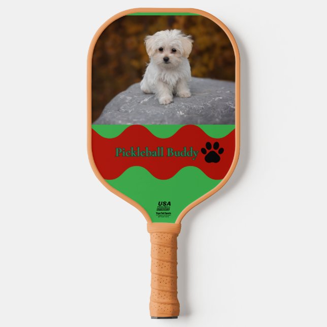 Pickleball Buddy Dog Paddle (Front)