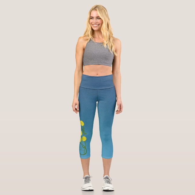 PICKLEBALL CAPRI LEGGINGS (Front)
