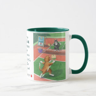 Pickleball Cats Bud & Tony Mug
