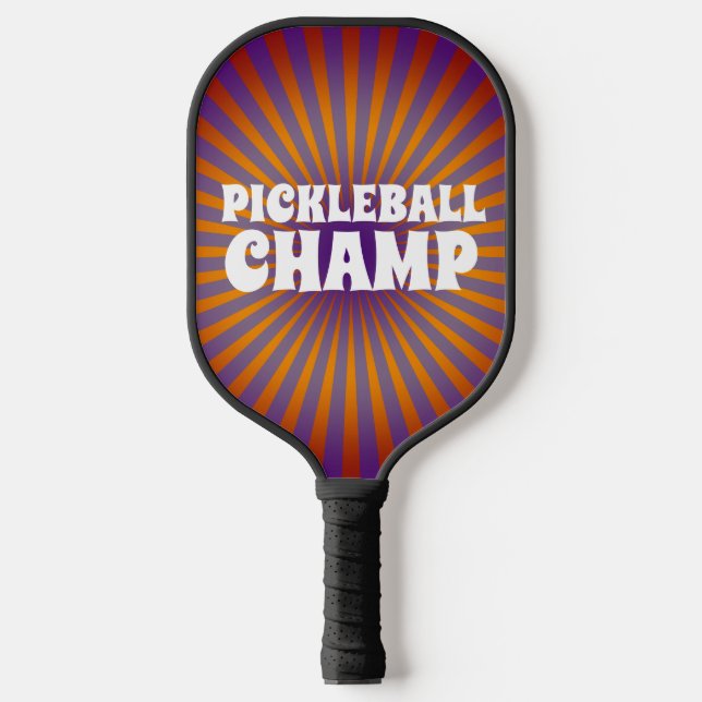 PICKLEBALL CHAMP RETRO PADDLE (Front)