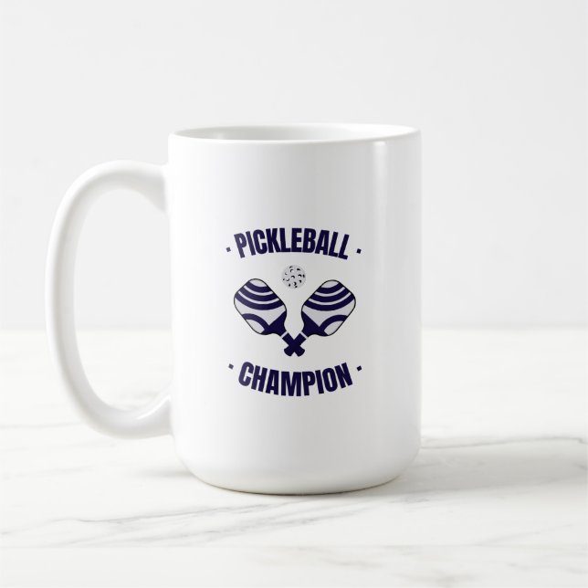 Pickleball Champion Coffee Mug (Left)