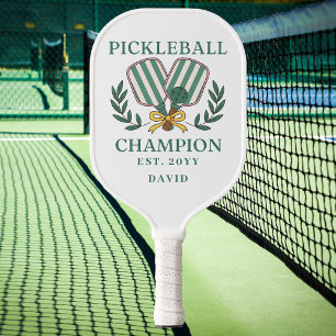 Pickleball Champion Crest Tournament Prize Paddle
