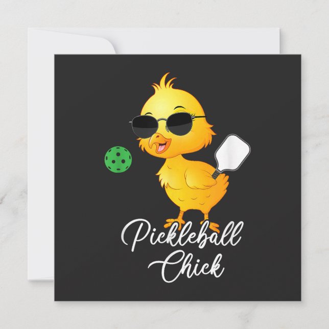 Pickleball Chick Funny Pickleball (Front)