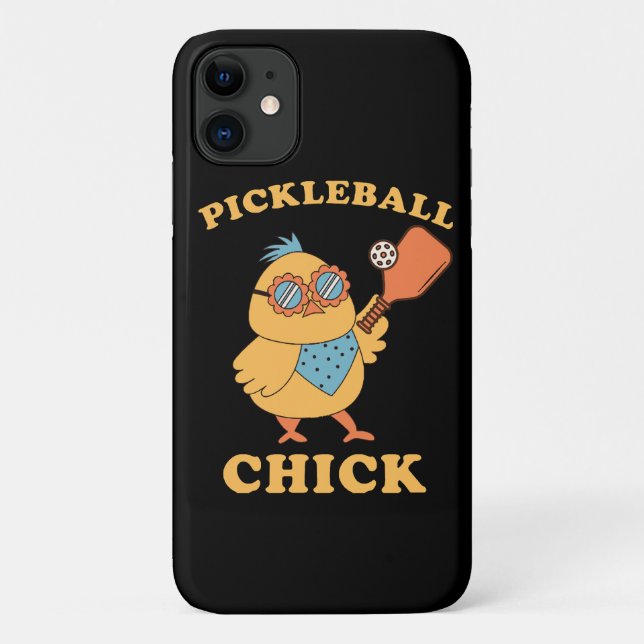 Pickleball Chick - retro Case-Mate iPhone Case (Back)