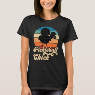 Pickleball Chick Retro Vintage 3 T-Shirt