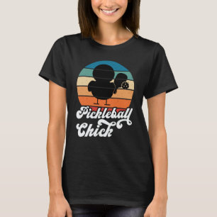 Pickleball Chick Retro Vintage T-Shirt