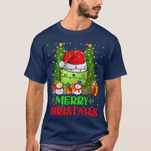 Pickleball Christmas boy T-Shirt (Front)