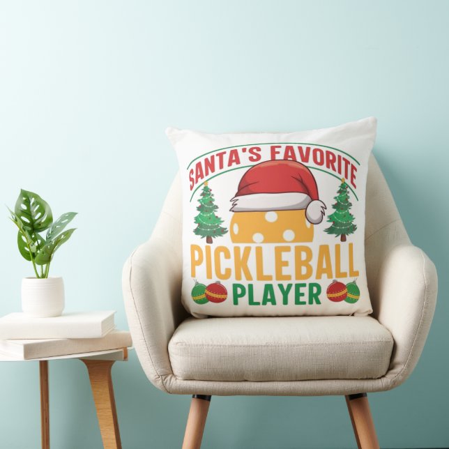Pickleball Christmas  Cushion (Chair)