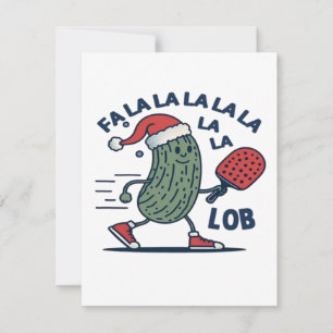 Pickleball Christmas Holiday Card