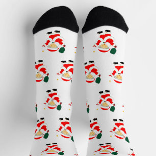 Pickleball Christmas Holiday Gift Socks