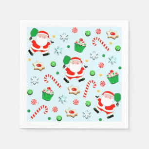 Pickleball Christmas Holiday Party Napkin