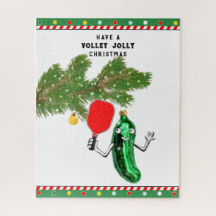 Pickleball Christmas Jigsaw Puzzle
