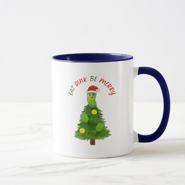 Pickleball Christmas  Mug (Right)