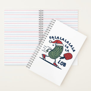 Pickleball Christmas Notebook