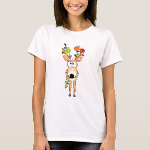 Pickleball Christmas Reindeer T-Shirt