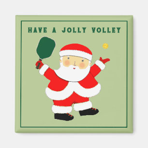 Pickleball Christmas Stocking Stuffer Magnet