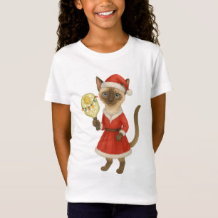 Pickleball Christmas themed for Cat Lovers T-Shirt