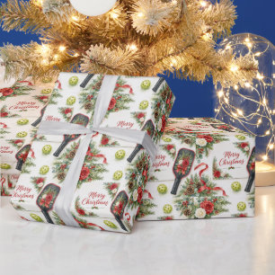 Pickleball Christmas themed Wrapping Paper