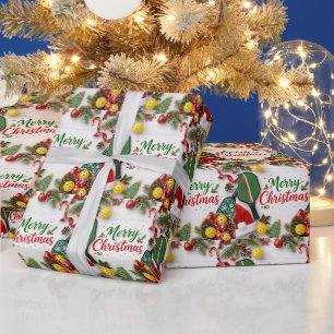 Pickleball Christmas themed Wrapping Paper