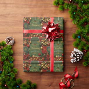 Pickleball  Christmas themed Wrapping Paper