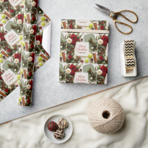 Pickleball Christmas themed Wrapping Paper