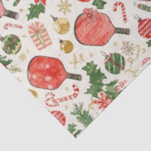 Pickleball Christmas Tissue Paper 