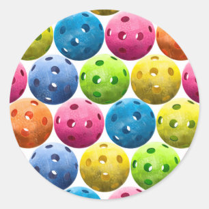 Pickleball Classic Round Sticker