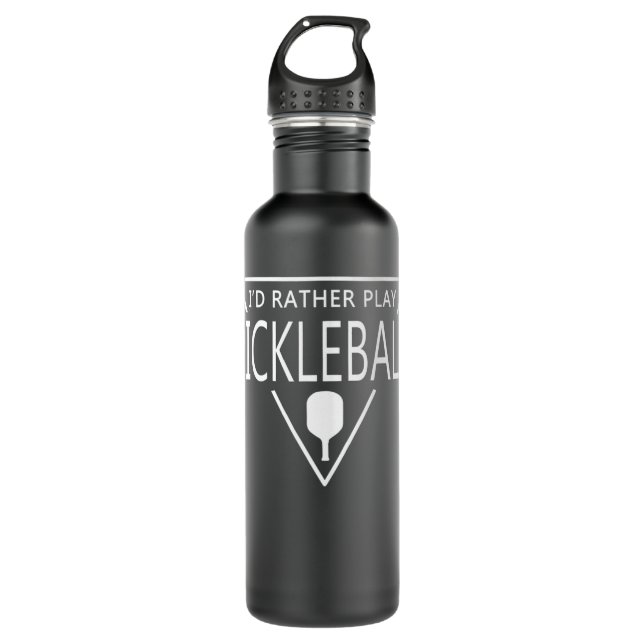Pickleball Clothing & Pickleball Merchandise - Pic 710 Ml Water Bottle (Front)