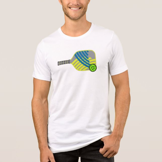 Pickleball clothing Tri-Blend shirt (Front)