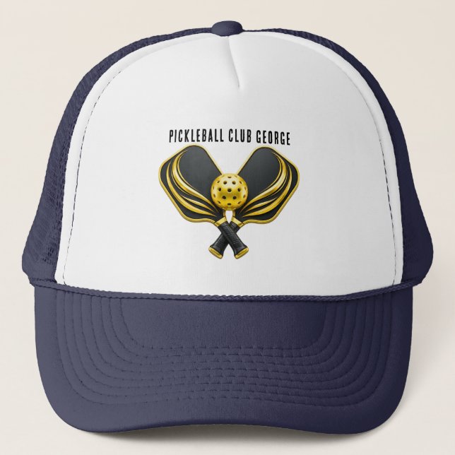Pickleball Club George Trucker Hat (Front)