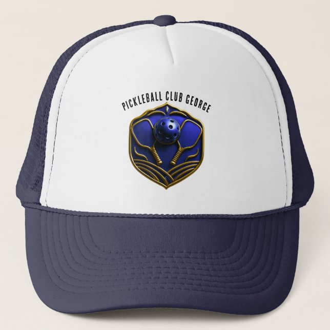 Pickleball Club George Trucker Hat (Front)