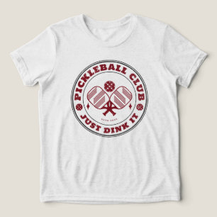 Pickleball Club Just Dink It Vintage Tri-Blend Shirt