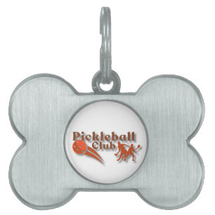 Pickleball Club Logo - Custom Gear & Gifts Pet ID Tag