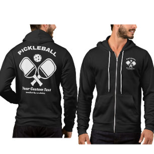 Pickleball Club Pickleball Paddle & Ball Custom Hoodie