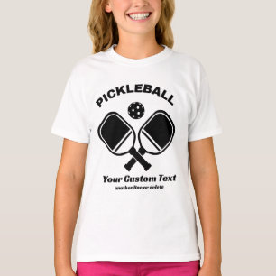 Pickleball Club Pickleball Paddle & Ball Custom T-Shirt
