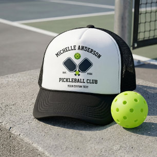 Pickleball Club Team-Paddles & Ball Personalised Trucker Hat