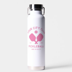 Pickleball Club Team Player Custom Pickler Gift Water Bottle