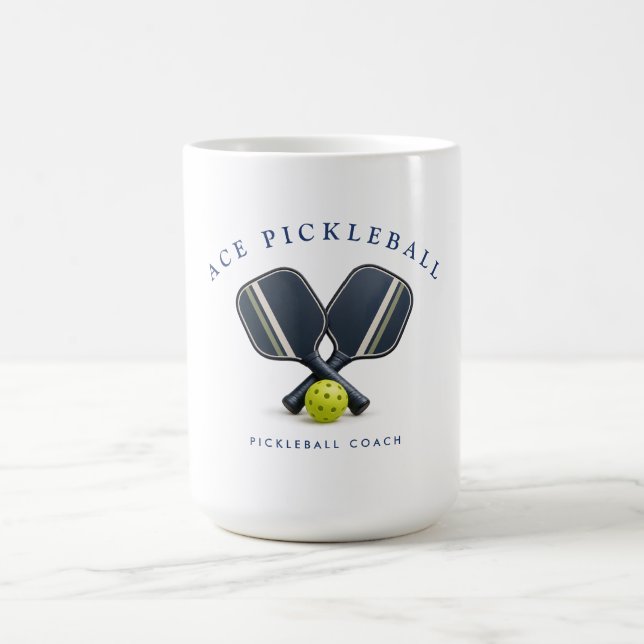 Pickleball Coach Coffee Mug (Center)