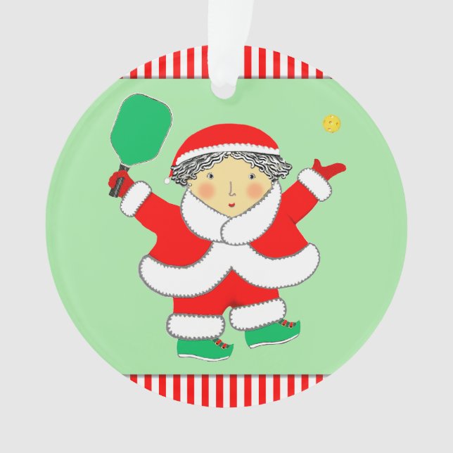 Pickleball Collectable Ornament (Front)
