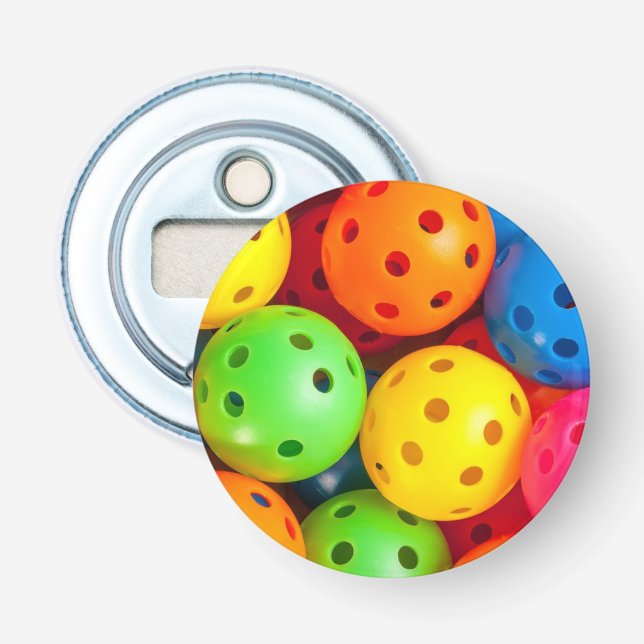 Pickleball Colorful Bottle Opener (Front)