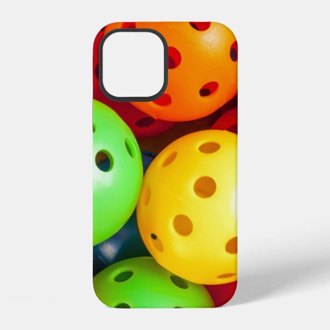 Pickleball Colorful iPhone Case (Back)