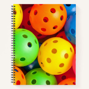 Pickleball Colorful Notebook