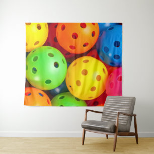 Pickleball Colourful Tapestry