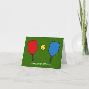Pickleball Congratulations Card