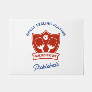 Pickleball cool design to wear doormat